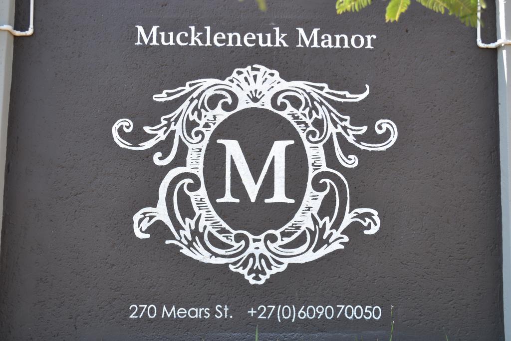 Muckleneuk Manor Hotel Pretoria-Noord Exterior foto